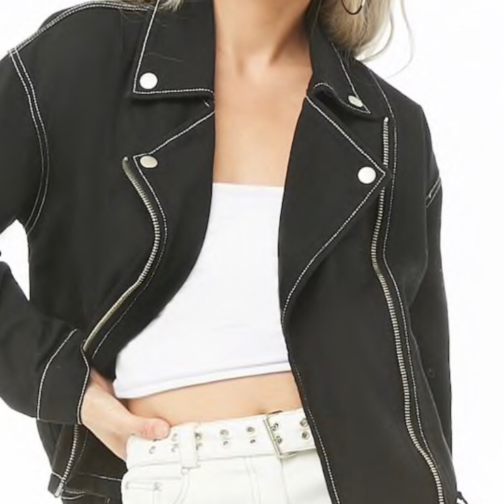 Denim Moto Jacket